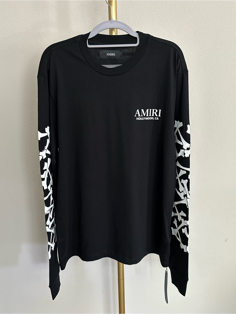 AMIRI Bones Stacked Long Sleeve Tee